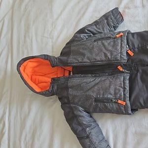 Carter's coat and snow bibs 24 months